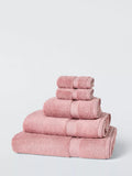 John Lewis Egyptian Cotton Face Cloth (Pack of 2), Old Rose