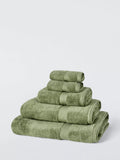 John Lewis Egyptian Cotton Face Cloth (Pack of 2), Avocado