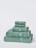 John Lewis Egyptian Cotton Face Cloth (Pack of 2), Thyme