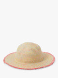 Angels by Accessorize kids speckled straw hat multi (British brand)