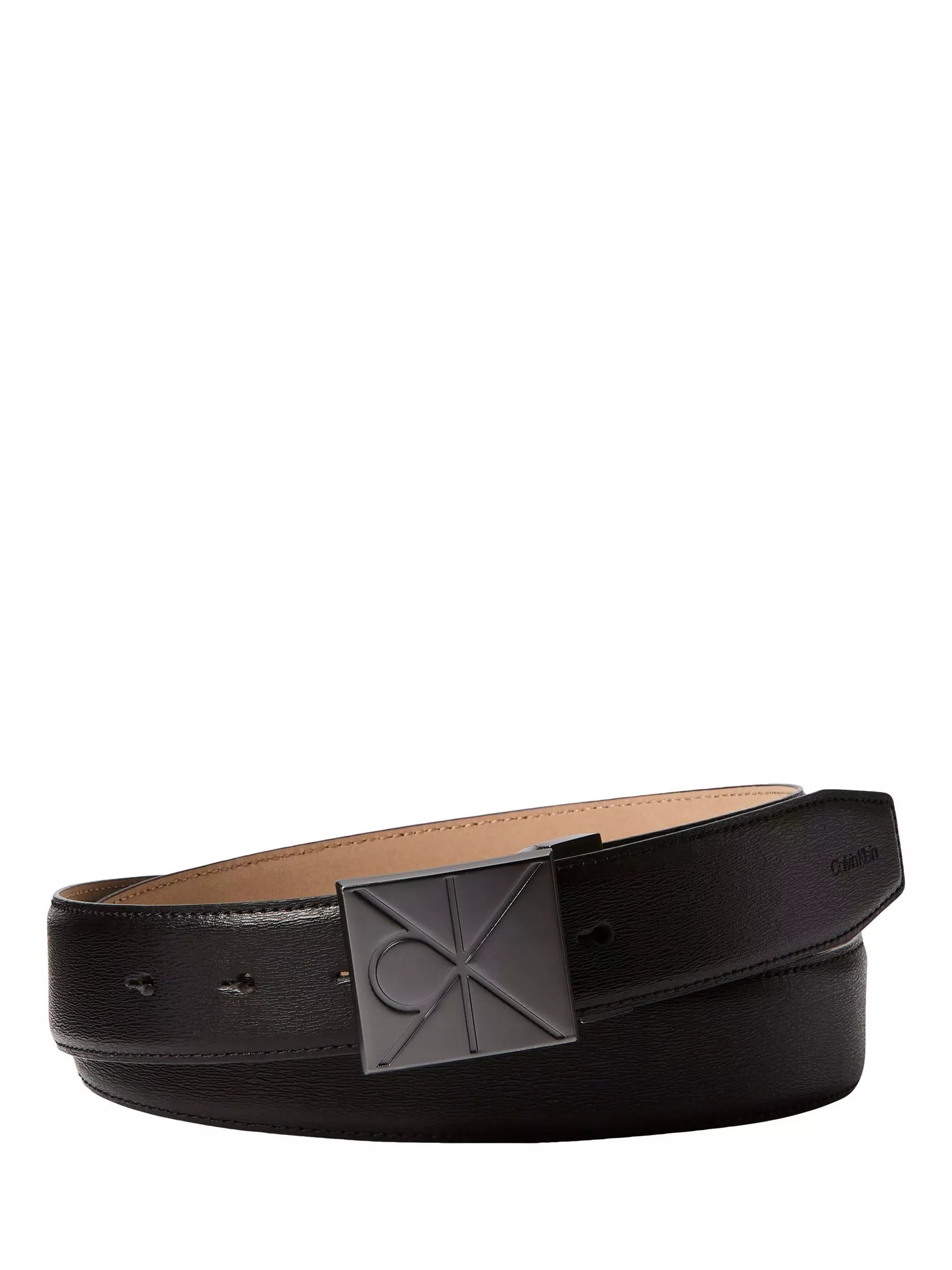 Calvin Klein leather belt black, imported from the UK