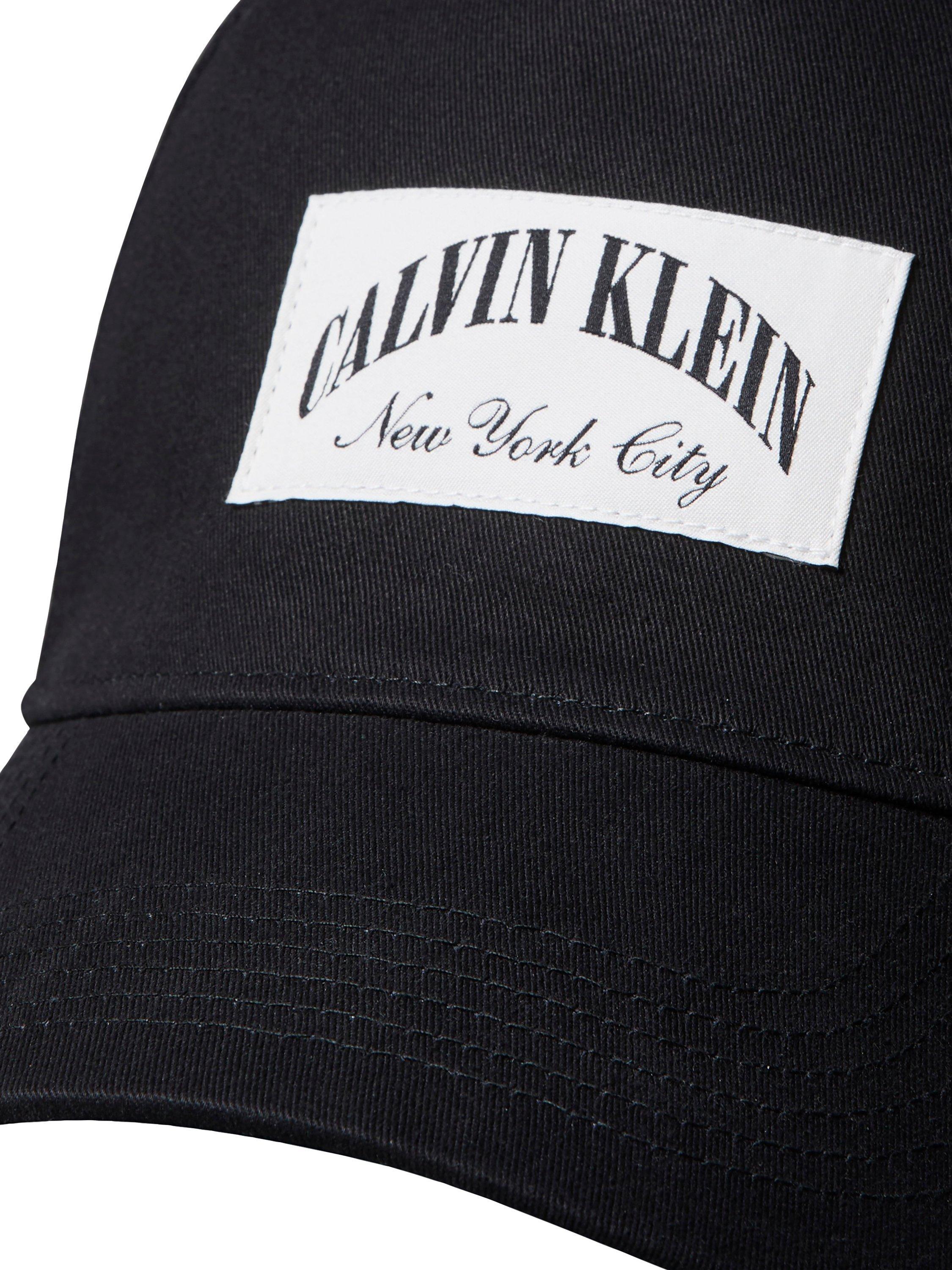 Calvin Klein black baseball cap 100% cotton, UK version