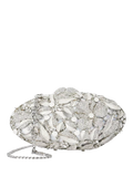 Dune London diamante hard case clutch silver - British product