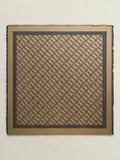 Hobbs Mora Insignia Print scarf Black/Camel 130cm - British product