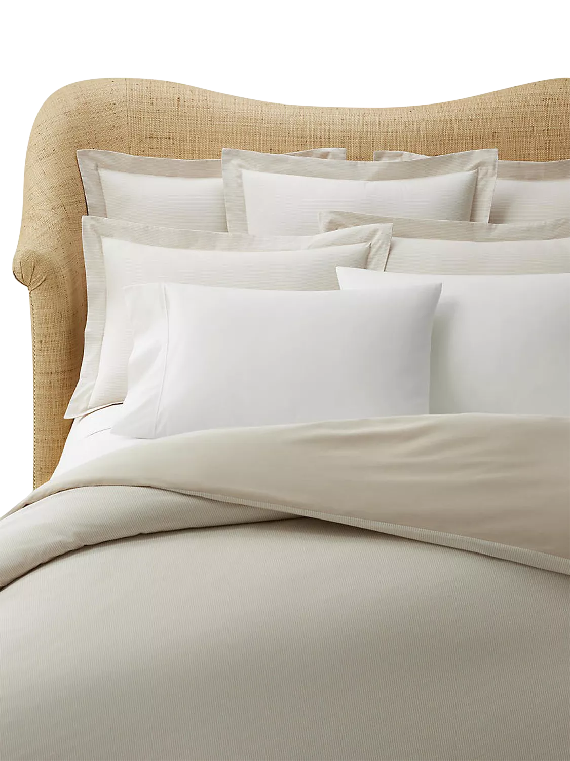 Ralph Lauren Oxford striped pillowcase pair 50x75cm, imported from the UK