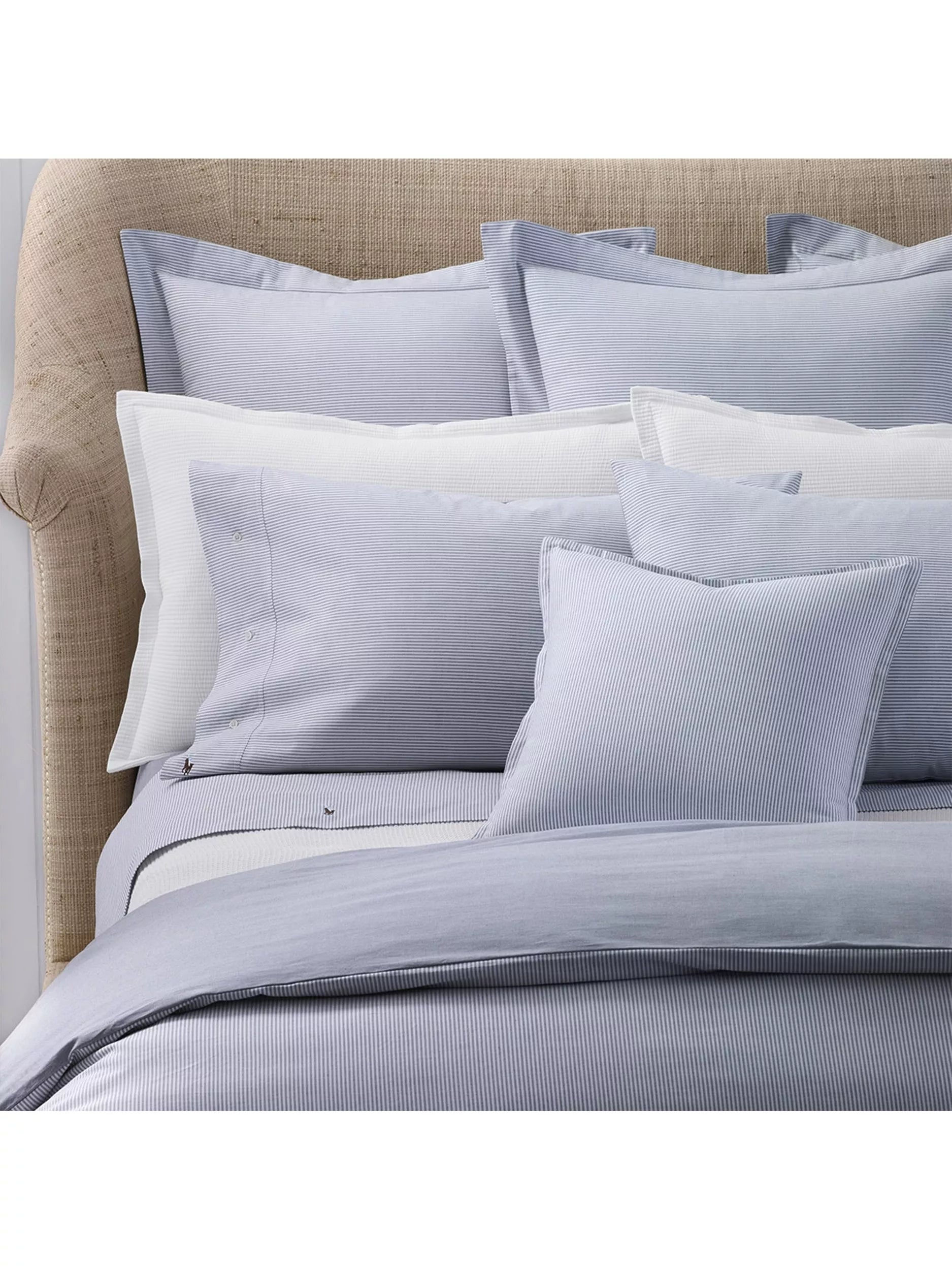 Ralph Lauren Oxford Bedding Standard Pillowcase Pair