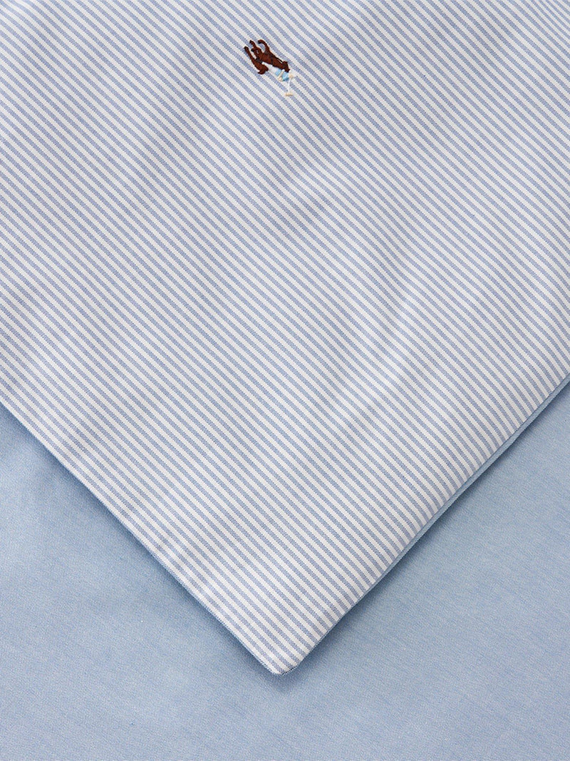 Ralph Lauren Oxford striped pillowcase pair 50x75cm, imported from the UK