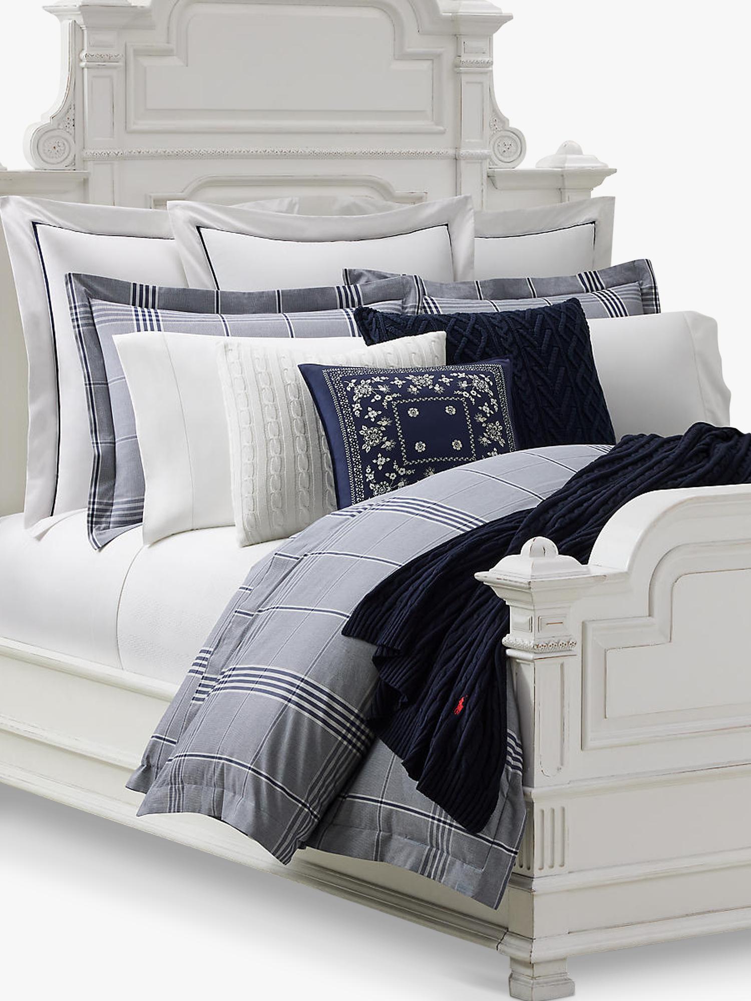 Ralph Lauren August bedding navy duvet cover set, UK version