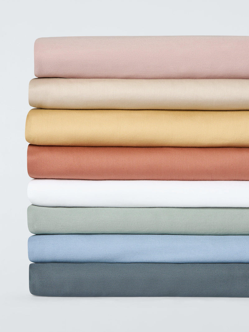 John Lewis washed organic cotton fitted sheet double (British brand)