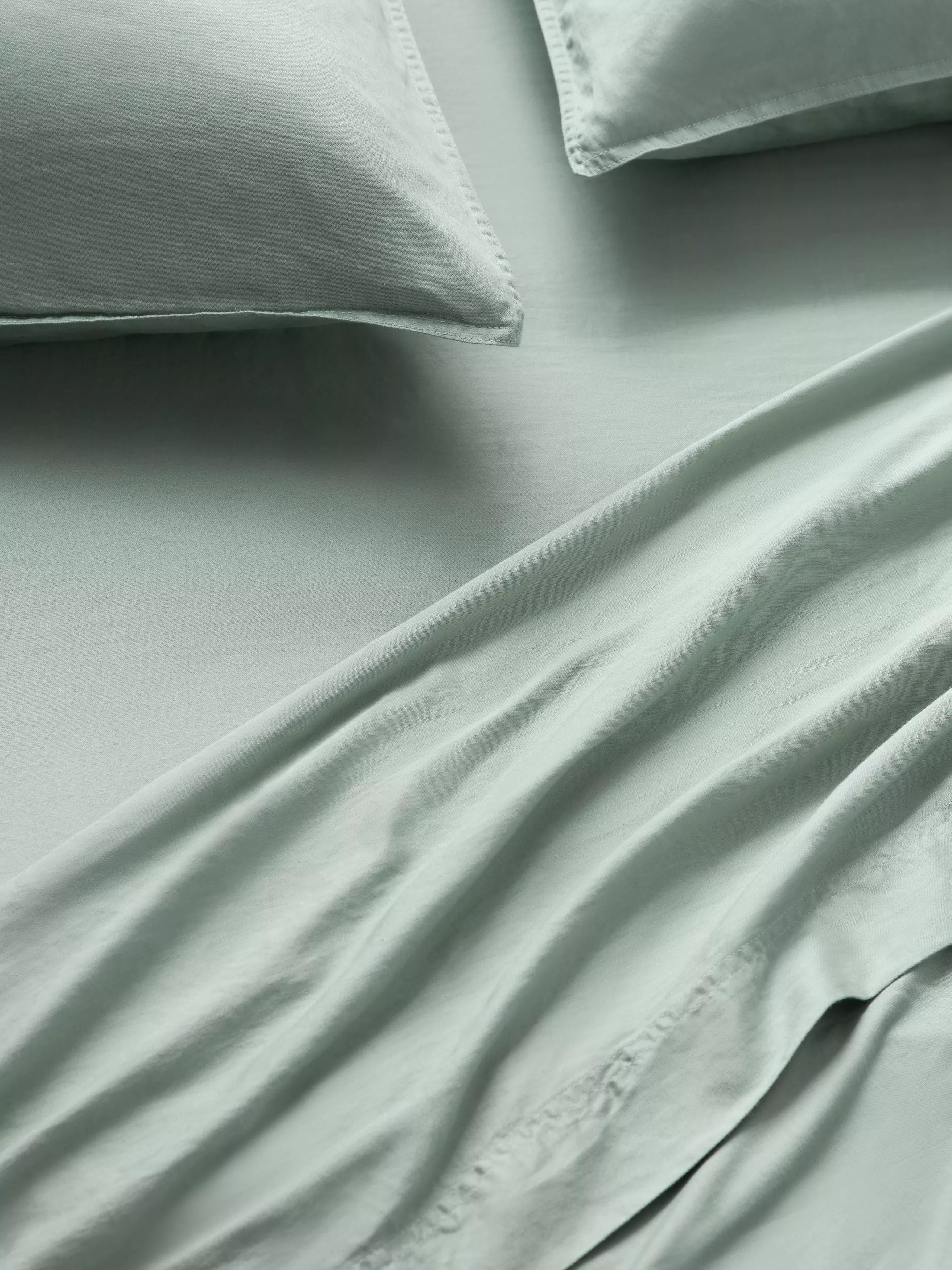 John Lewis washed organic cotton flat sheet double (British brand)