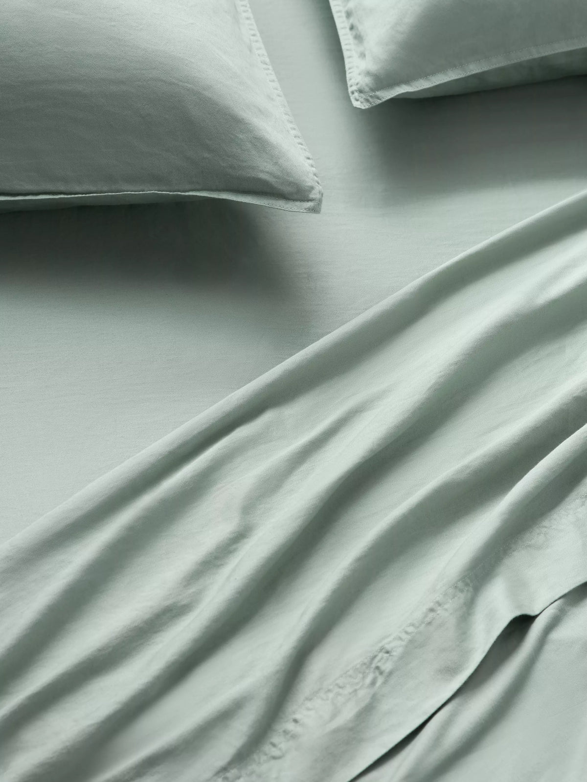 John Lewis washed organic cotton flat sheet double (British brand)