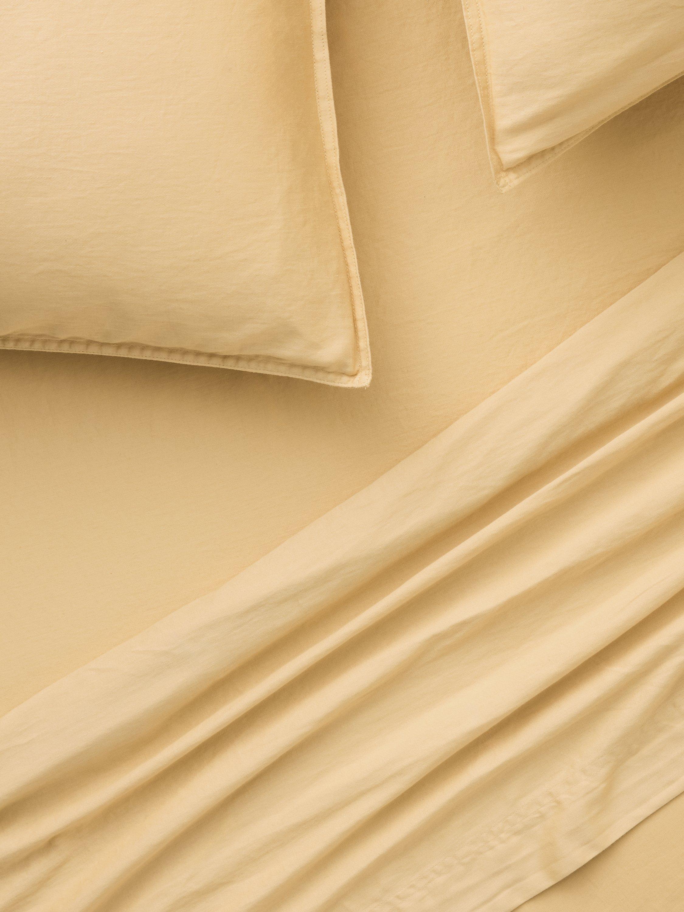 John Lewis washed organic cotton flat sheet double (British brand)