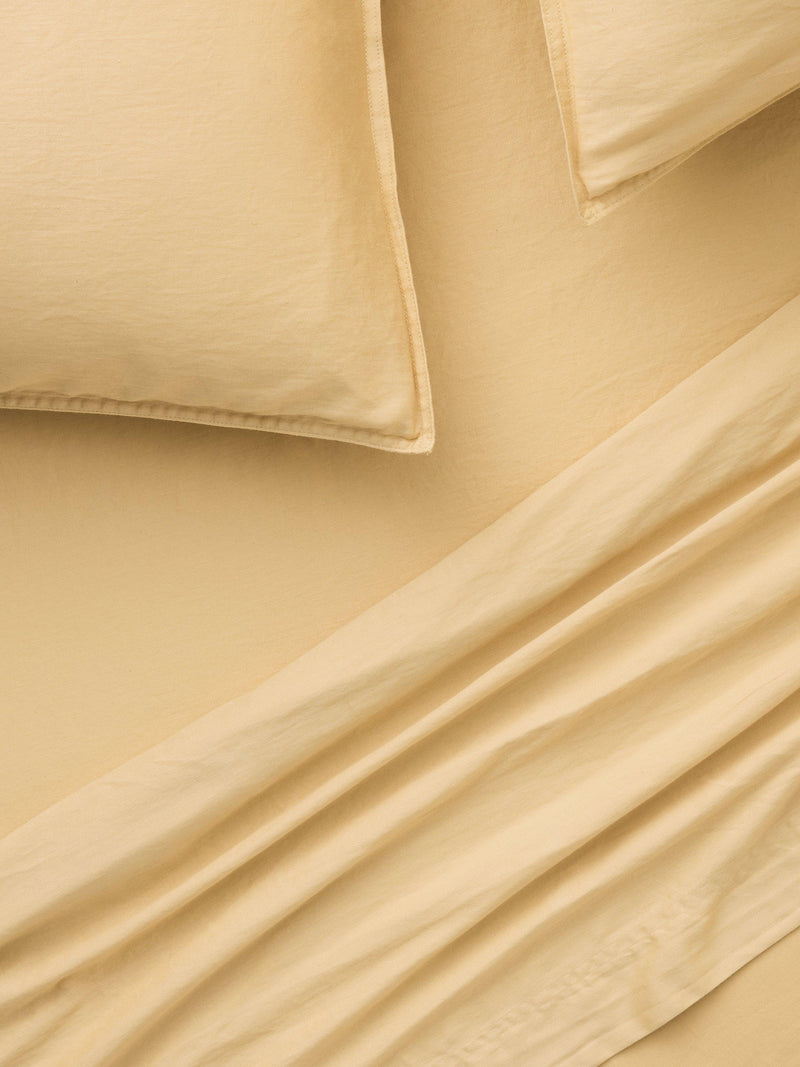 John Lewis washed organic cotton flat sheet double (British brand)
