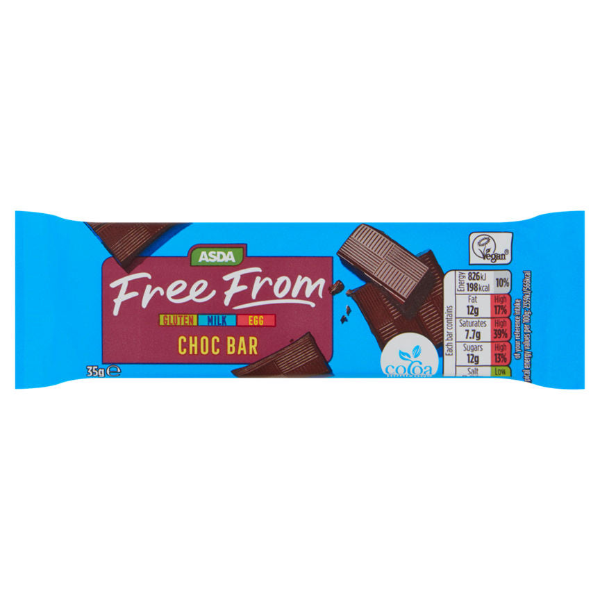 ASDA Free From Choc Bar Free From ASDA   