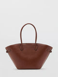 Mango structured tote bag brown, imported from the UK