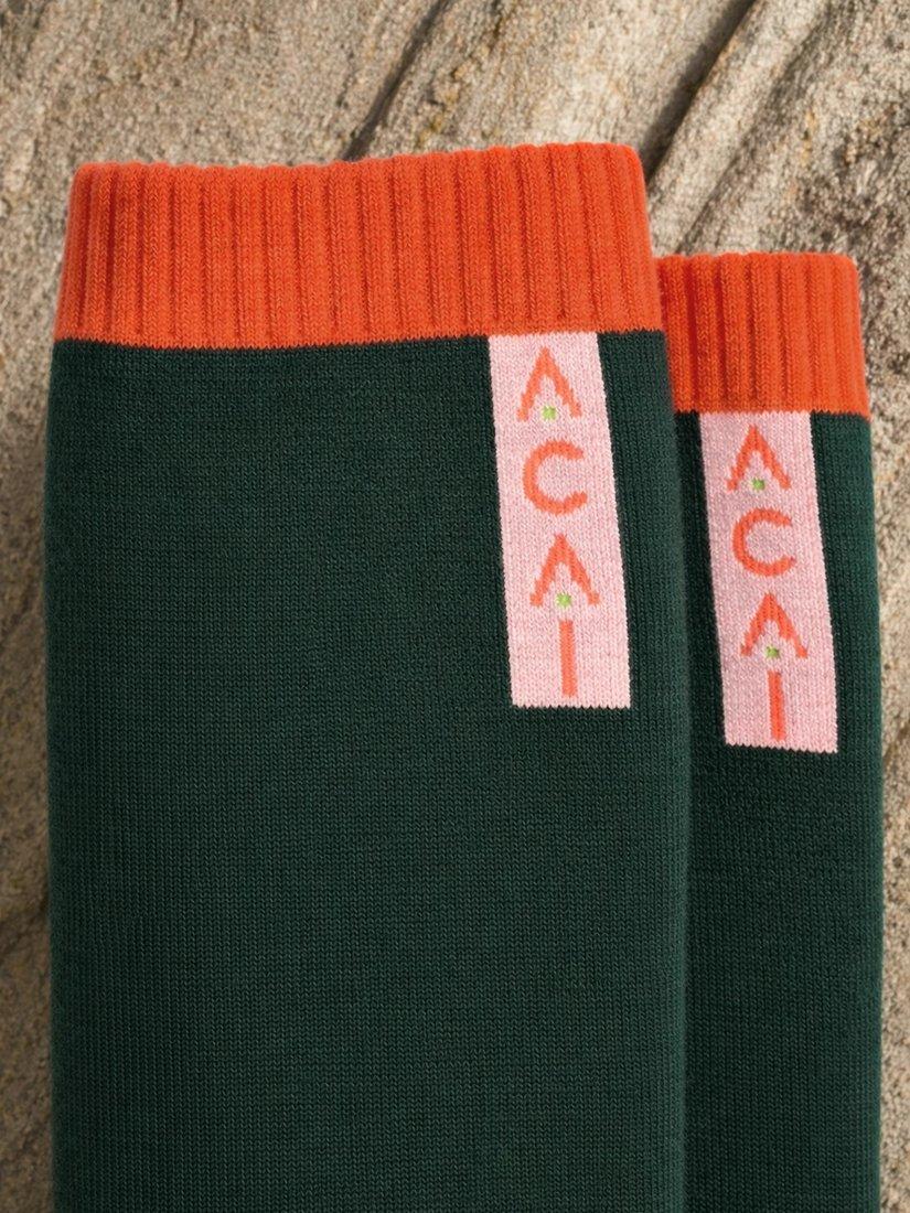 ACAI women's wellie socks Woodland Green - British product