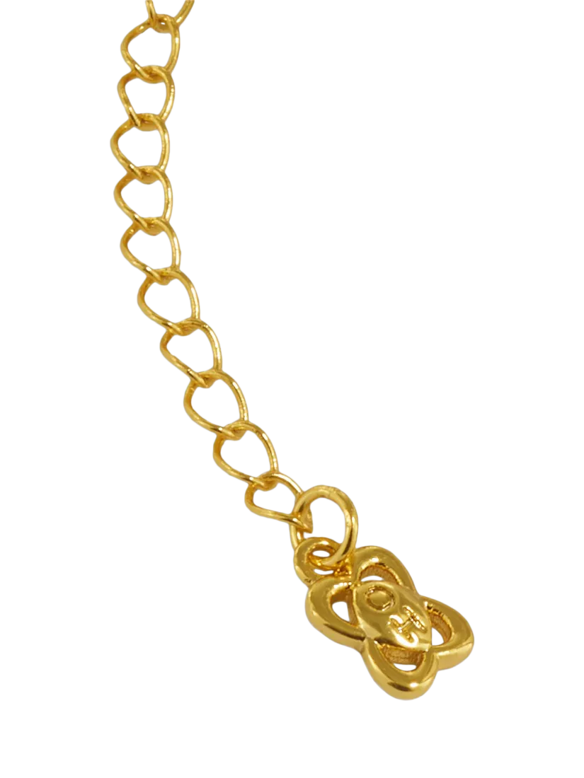 Ottoman Hands beaded bracelet gold - British product