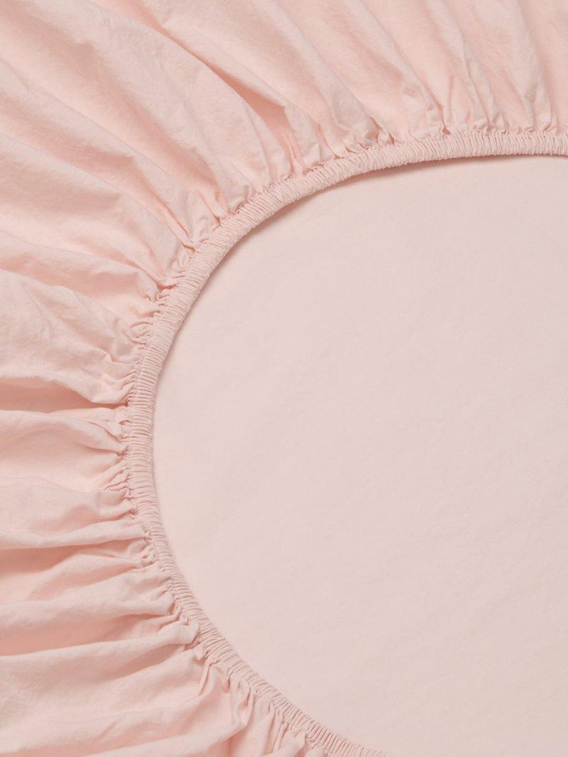 Piglet in Bed washed cotton percale fitted sheet single (British brand)