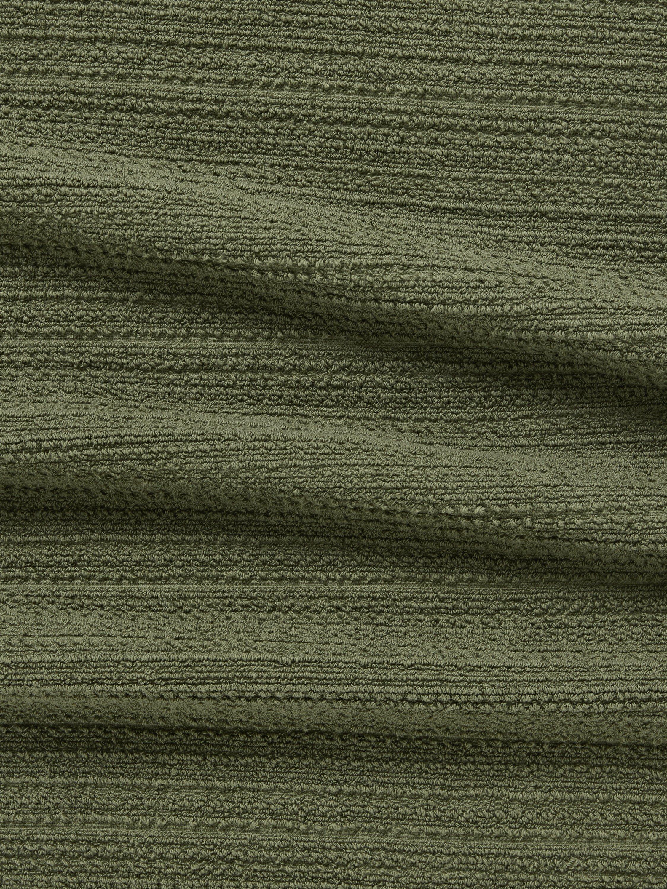 John Lewis woven textured bath towel 650gsm, UK version