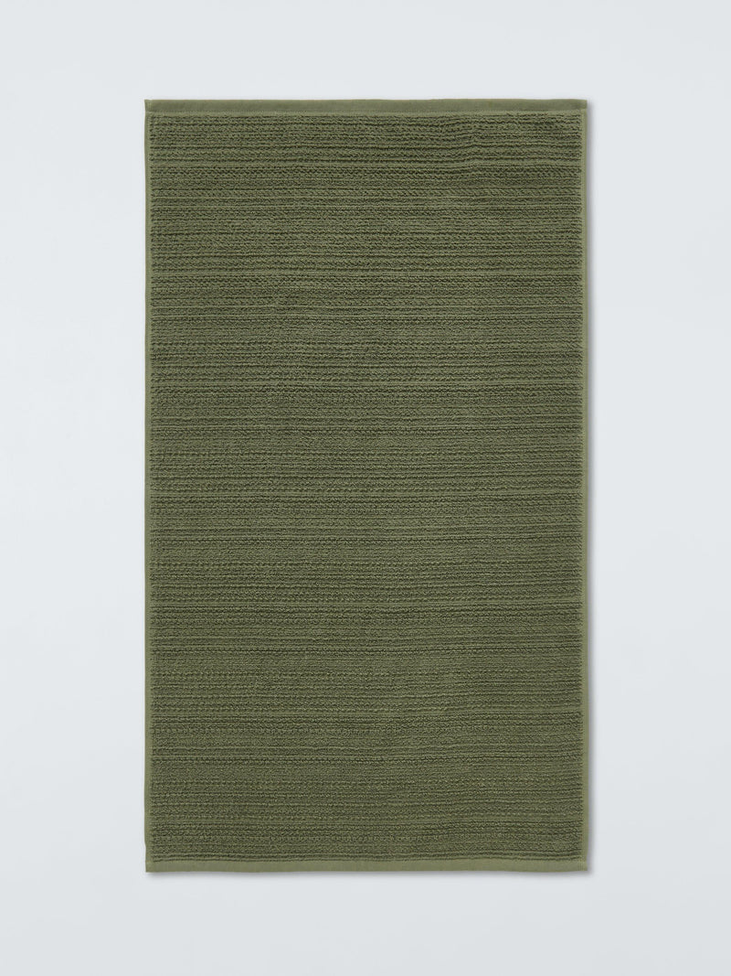 John Lewis woven textured bath towel 650gsm, UK version