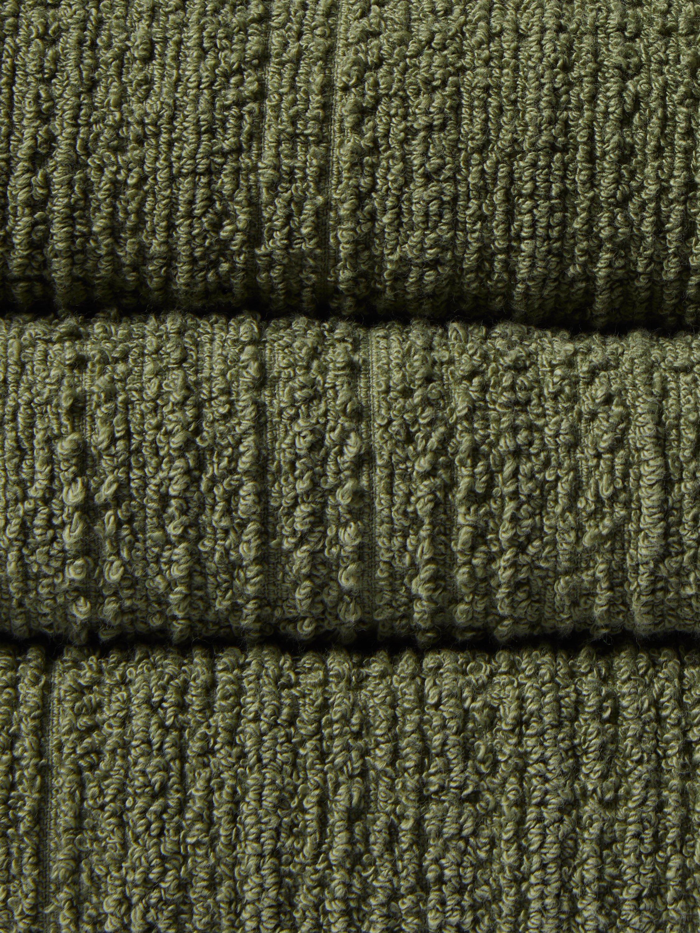 John Lewis woven textured bath towel 650gsm, UK version