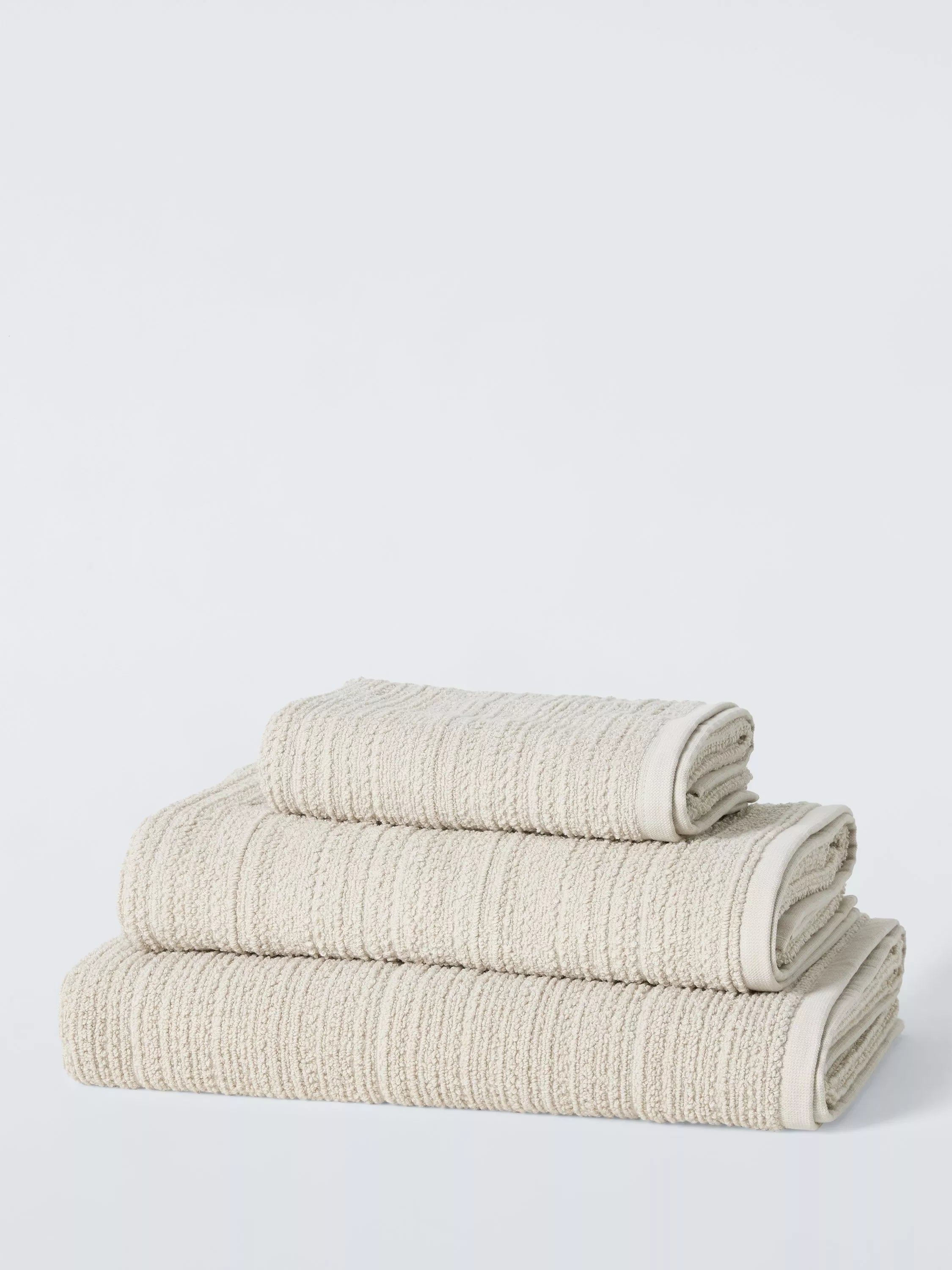 John Lewis woven textured bath towel 650gsm, UK version