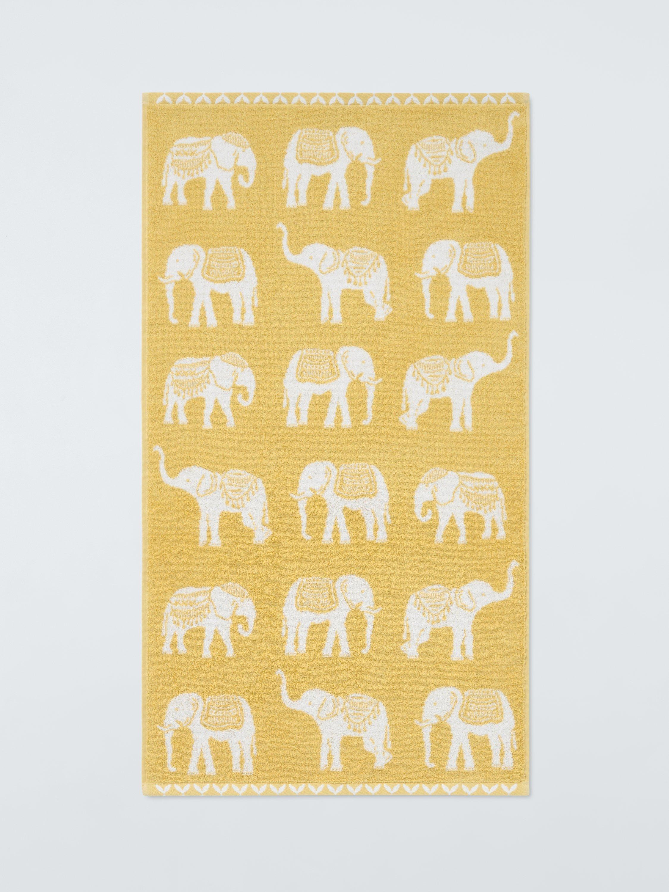 John Lewis elephant safari cotton towels 600gsm (British brand)