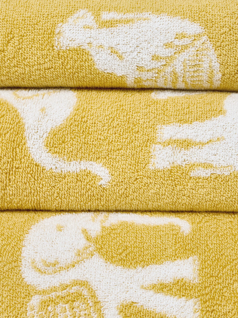 John Lewis elephant safari cotton towels 600gsm (British brand)