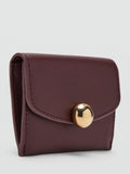 Mango Jewel Button Purse Bordeaux - British product
