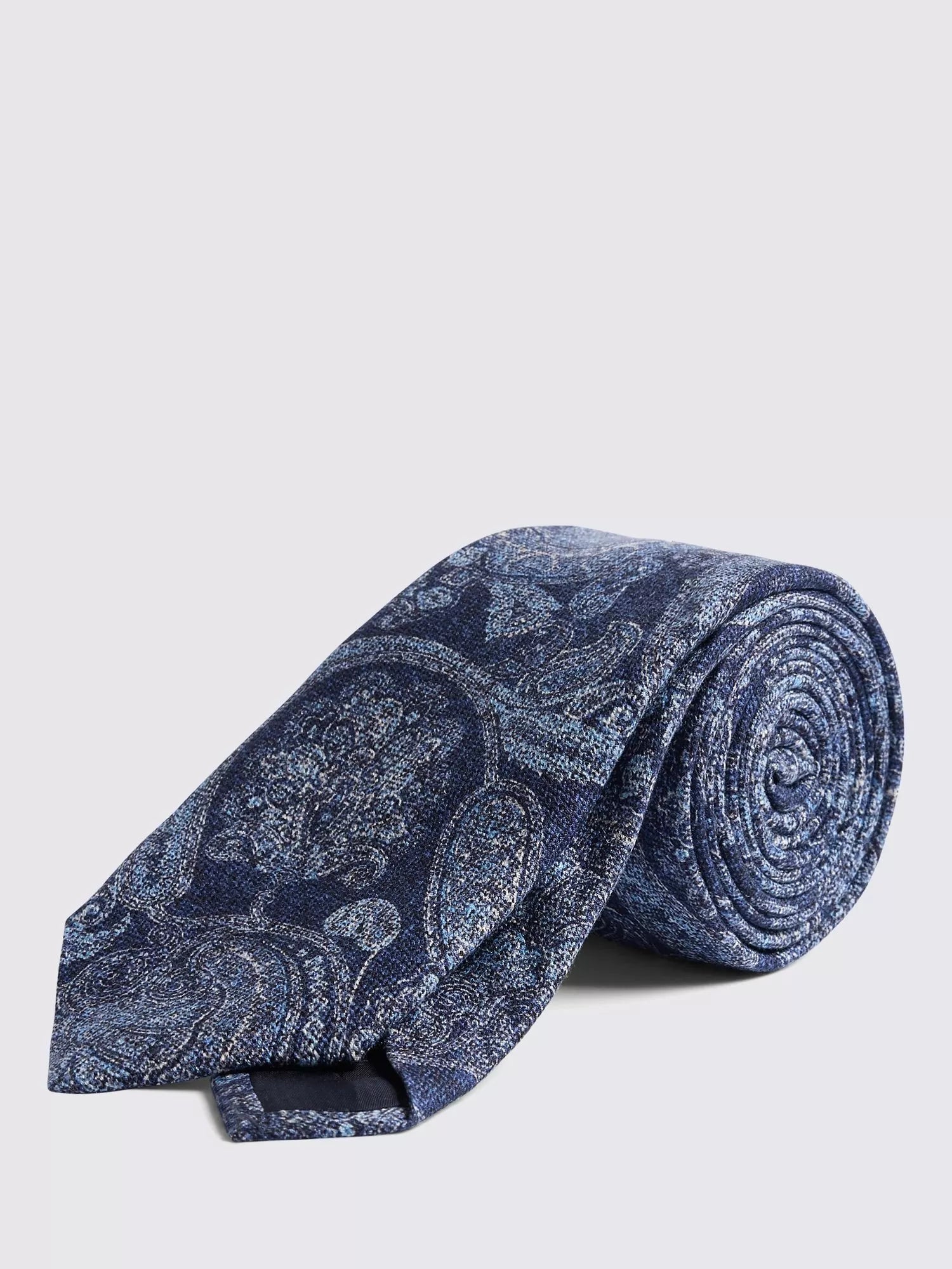 Moss Italian Silk Paisley Tie