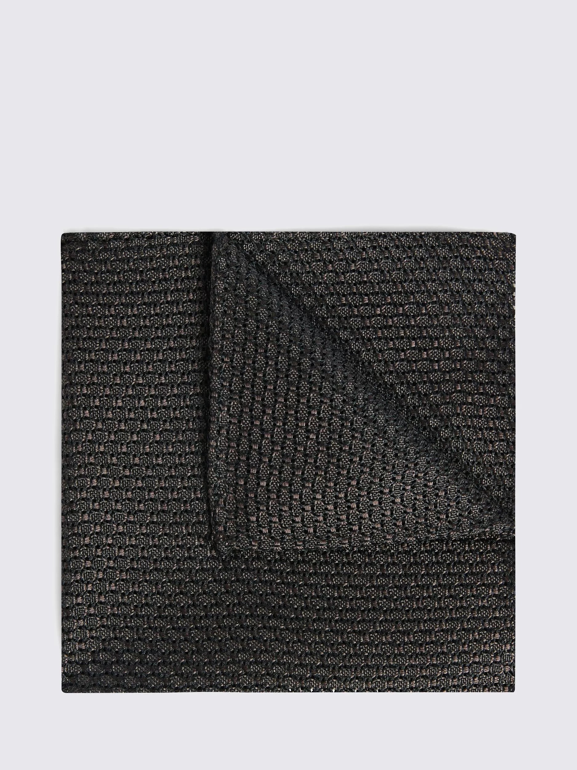 Moss Italian Silk Grenadine Pocket Square