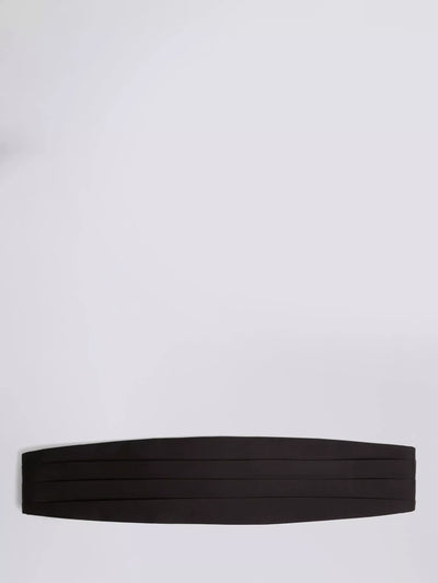 John Lewis Moss Silk Cummerbund, Black- Buy online at McGrocer
