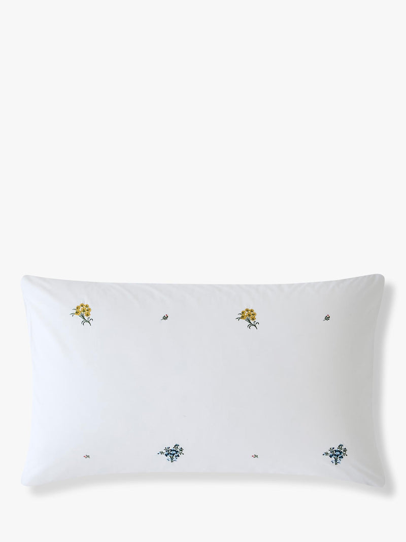 Historic Royal Palaces duvet cover with floral embroidery, imported from the UK