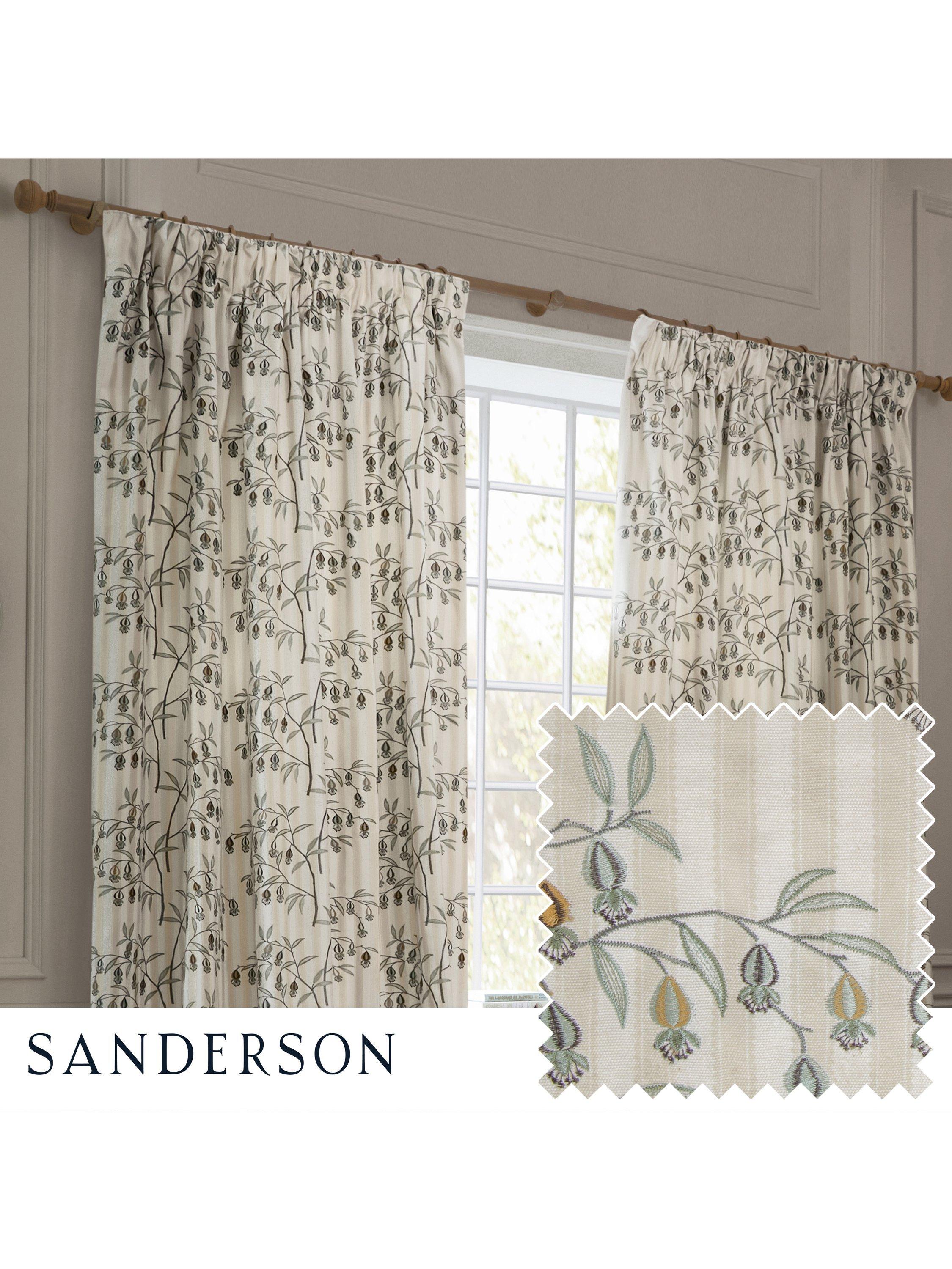 Sanderson Chinese Lanterns curtains 117x183cm, UK version