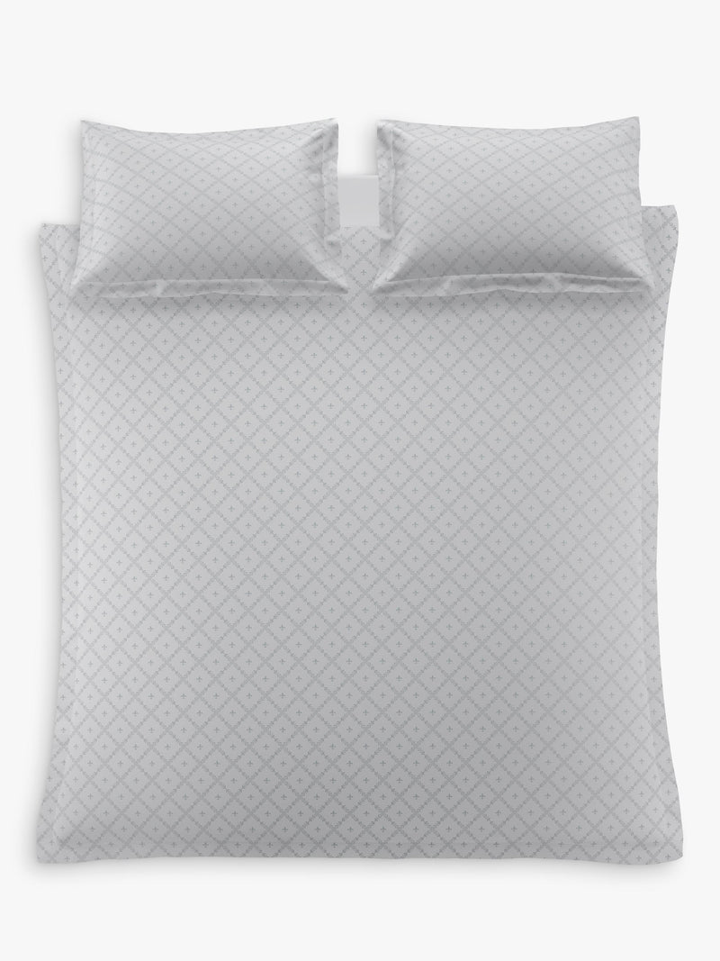 Historic Royal Palaces Tijou duvet cover set in porcelain blue, UK version