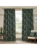 Morris & Co. Brook curtains forest green jacquard - British product