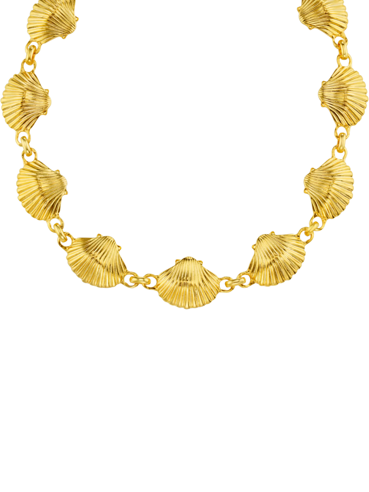 Orelia collar necklace pale gold, UK version