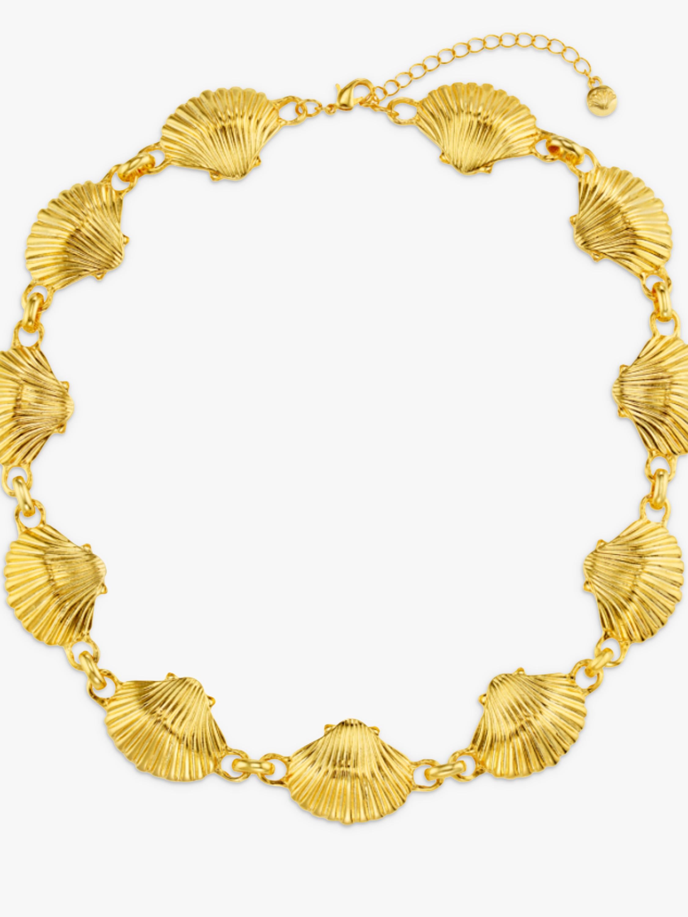 Orelia collar necklace pale gold, UK version