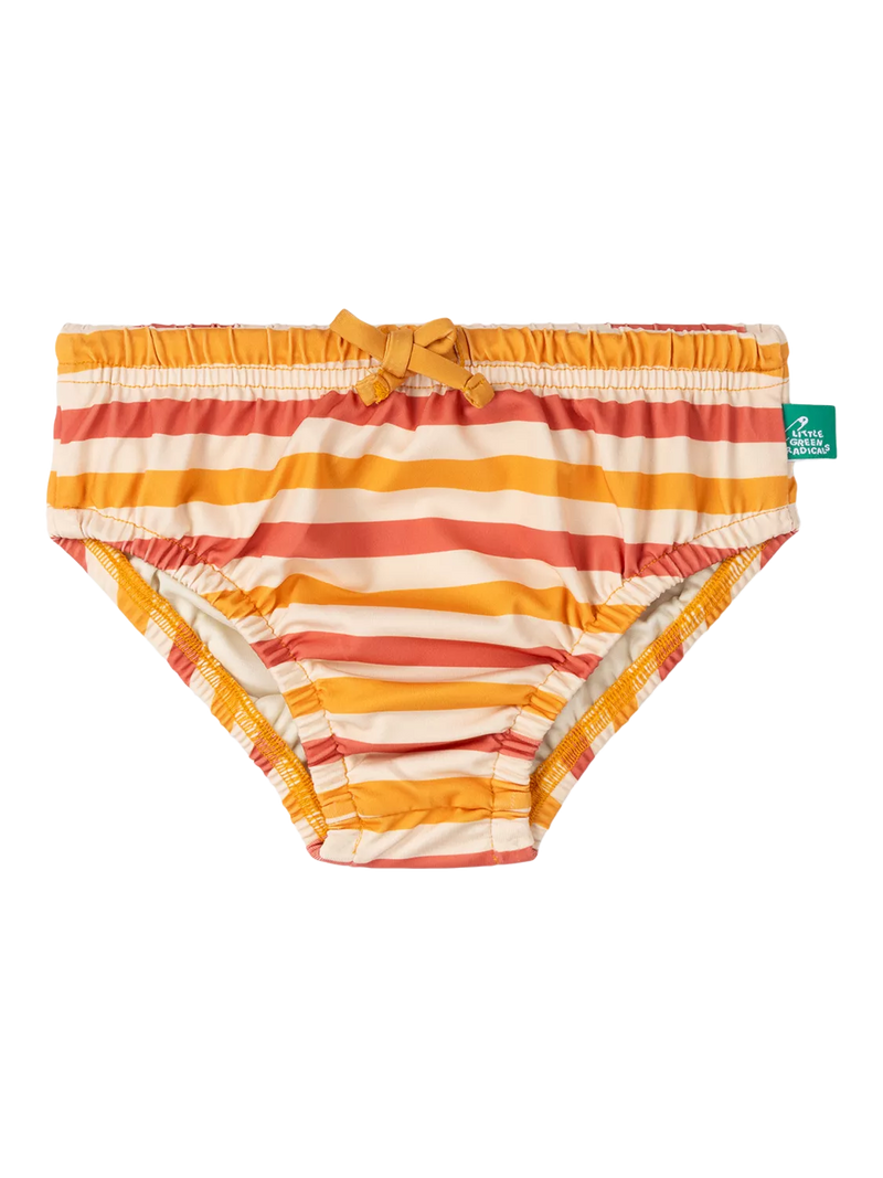 Little Green Radicals Baby Striped Reusable Swimming Nappy, Multi, 0-6 months
