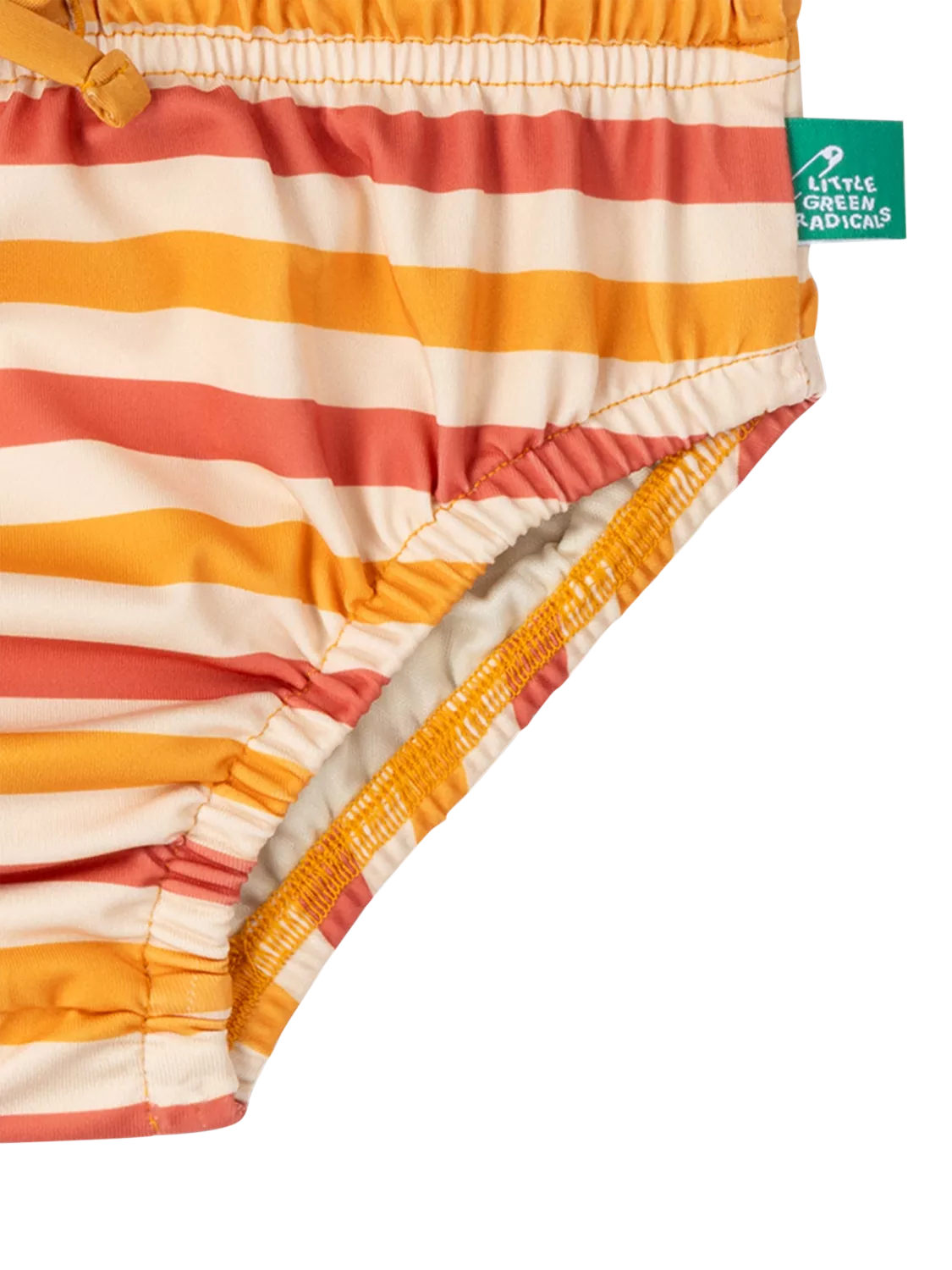 Little Green Radicals reusable swim nappy striped multi, imported from the UK
