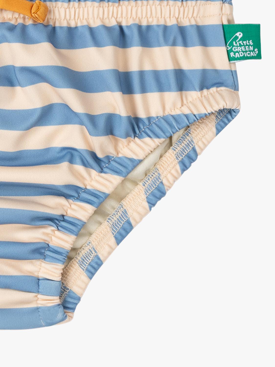 Little Green Radicals reusable swimming nappy in blue - British product