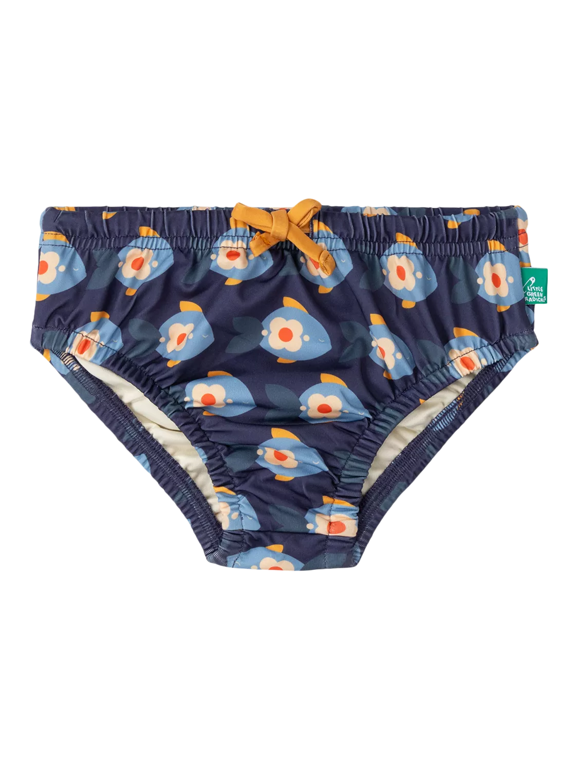 Little Green Radicals blue reusable swim nappy (British brand)