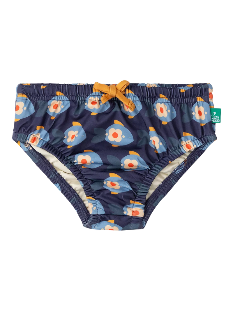 Little Green Radicals blue reusable swim nappy (British brand)