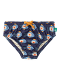 Little Green Radicals blue reusable swim nappy (British brand)