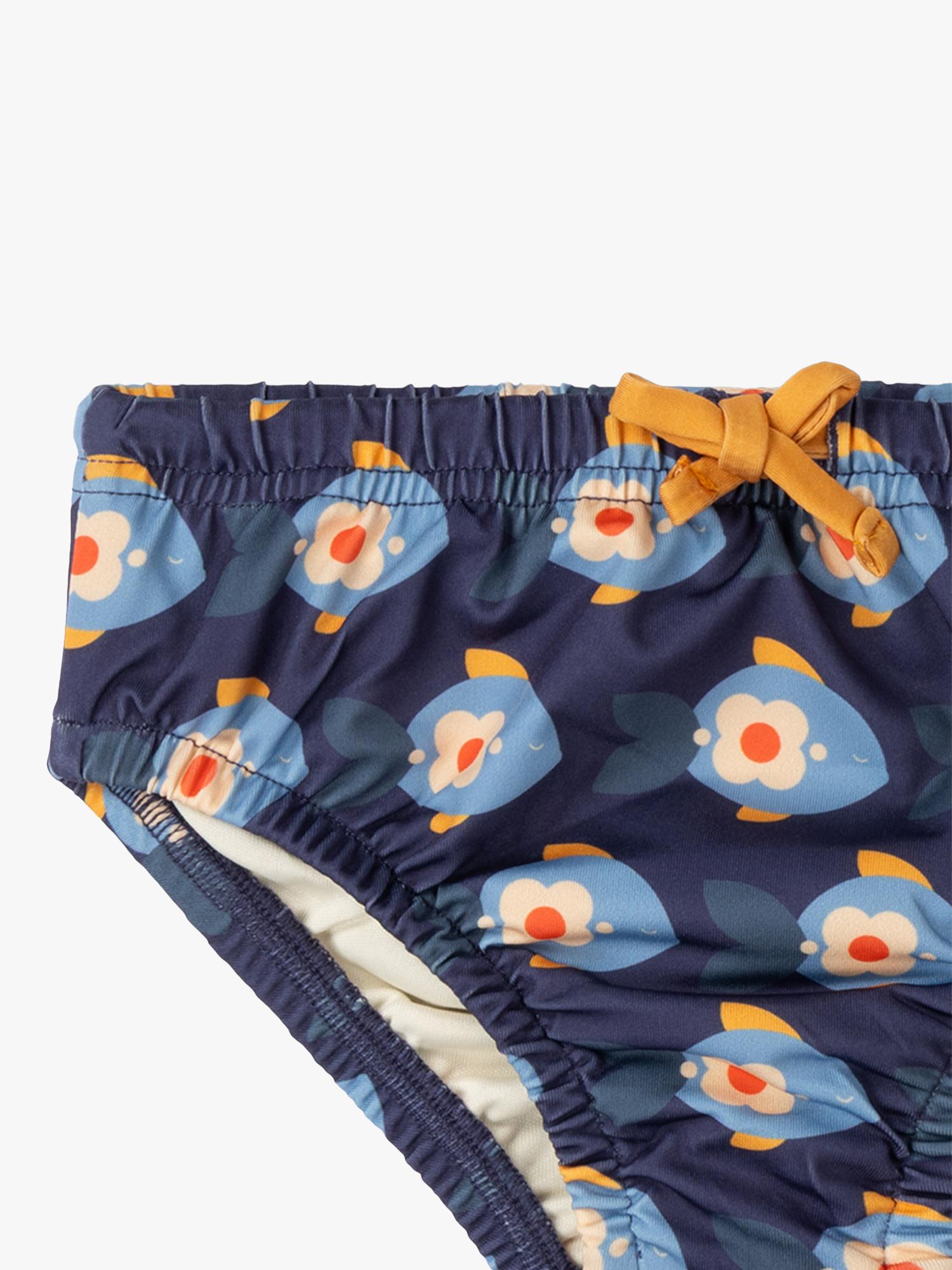 Little Green Radicals blue reusable swim nappy (British brand)