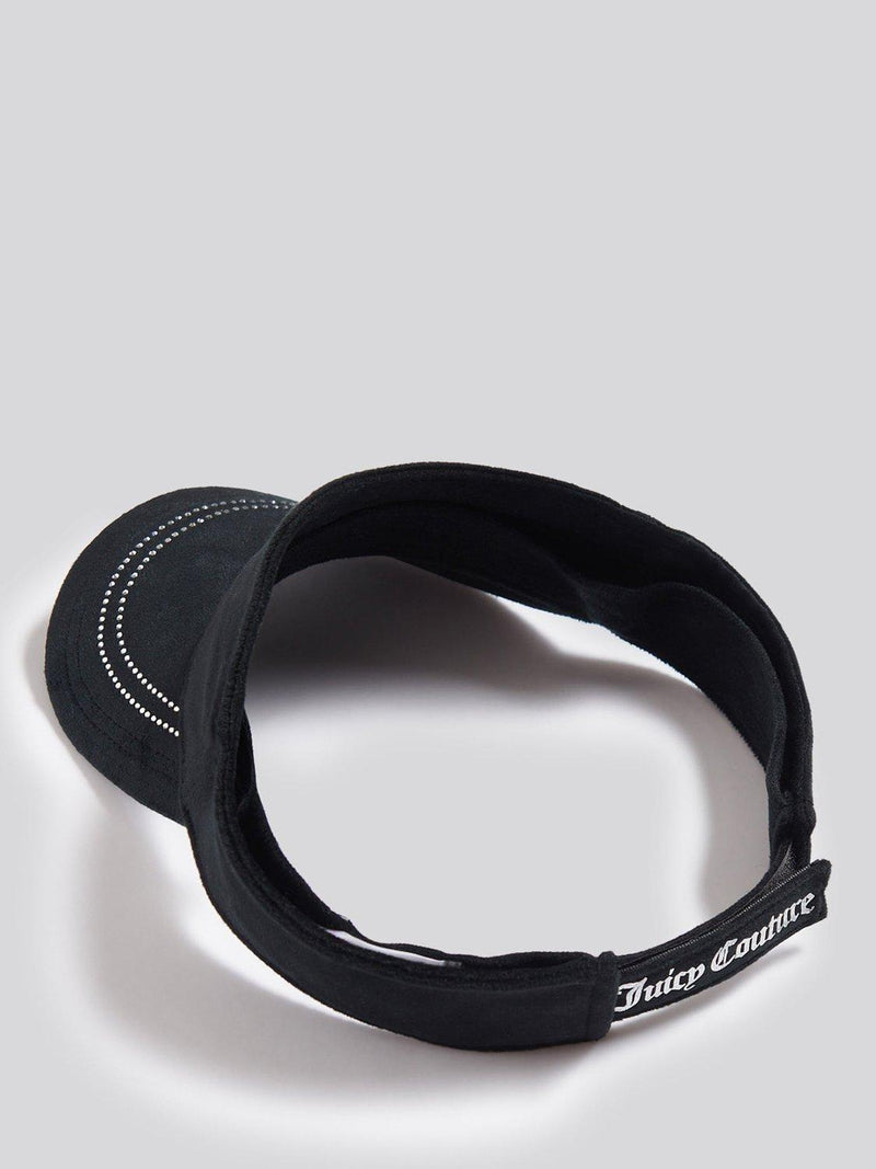 Juicy Couture kids' velour diamante visor, imported from the UK