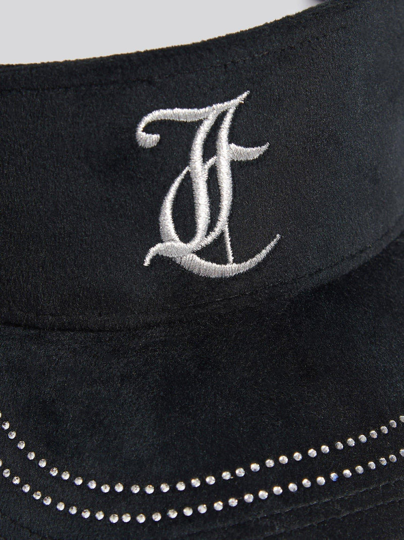 Juicy Couture kids' velour diamante visor, imported from the UK