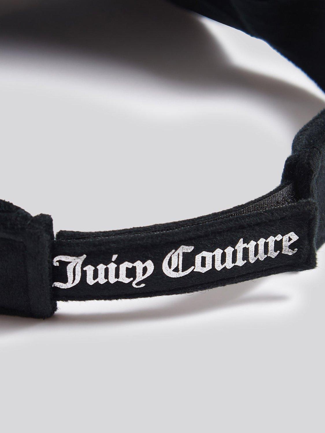 Juicy Couture kids' velour diamante visor, imported from the UK