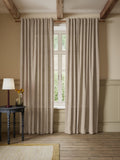 John Lewis Coba linen blend voile panel 137cm drop, UK version