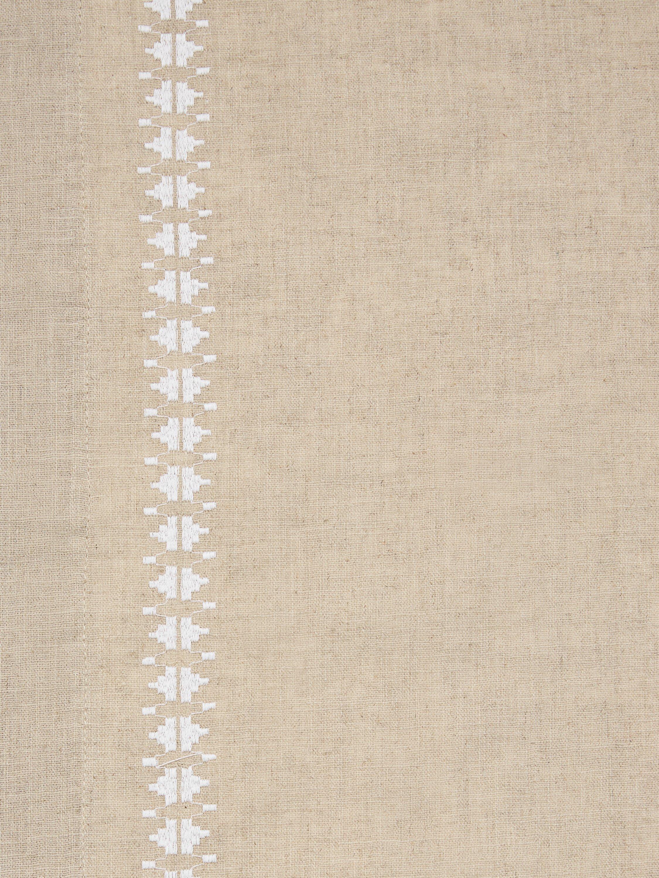 John Lewis Coba linen blend voile panel 137cm drop, UK version